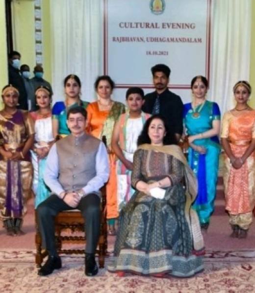 cultural evening at governor palace chennai